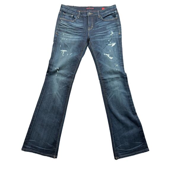 Cult of Individuality Bohemi Boot Cut Jeans Womens Size 30 distressed tall 33”L - Picture 1 of 16